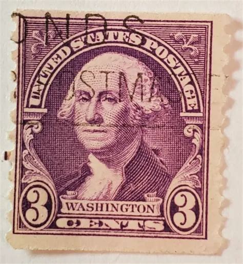 VINTAGE ~ U.S. Postage Stamp ~ George Washington ~ 3¢ Violet ~ 1932 -02 $249.95 - PicClick