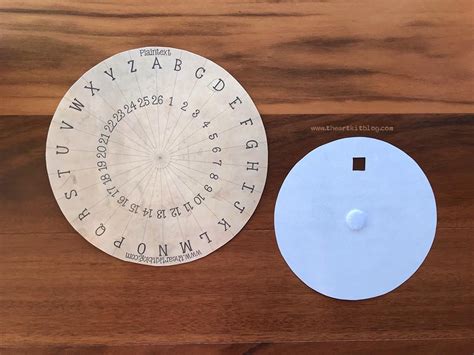 Cipher Wheel Printable