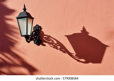 Antique Lamp Shadow Pink Wall Stock Photo 579008584 | Shutterstock
