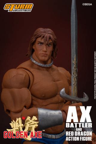 AX BATTLER & RED DRAGON - GOLDEN AXE Action Figure – Storm Collectibles