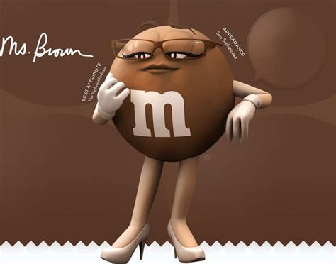 M&M'S® Ms. Brown | M&m characters, Brown m&m character, M & m