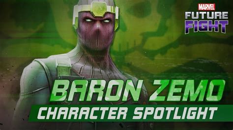 MARVEL Future Fight Baron Zemo Agent Archive - YouTube