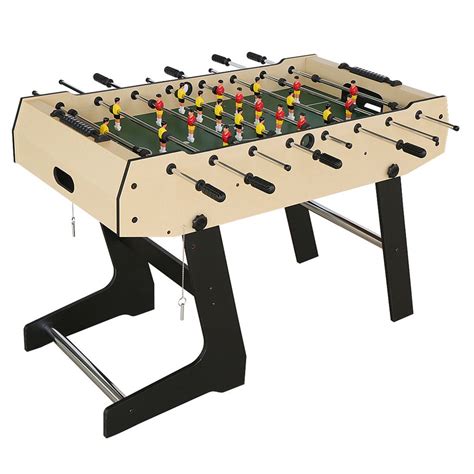 4ft Folding Foosball Table for Adults Kids Competition Sized Soccer ...