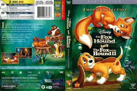 The Fox and the Hound 2-Movie Collection (2011) R1 DVD Cover - DVDcover.Com