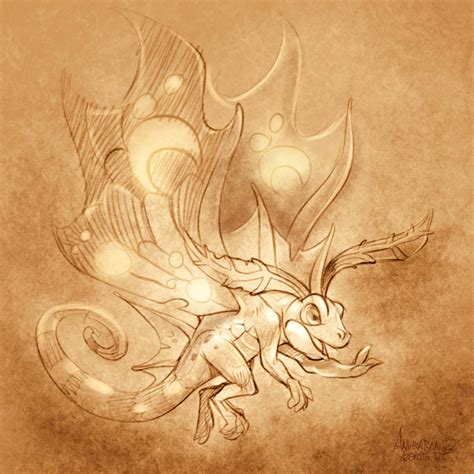 Faerie Dragon - Nordrassil (Mount Hyjal) by azerothin365days on DeviantArt