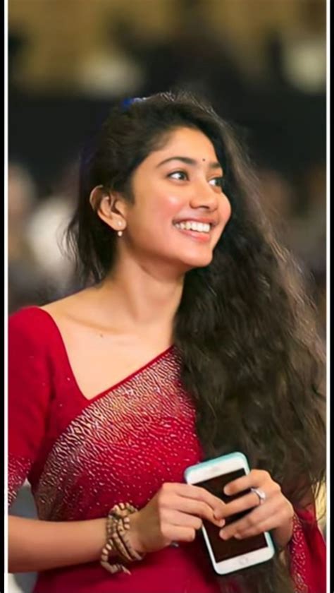 Sai Pallavi in red saree 💕 ️ | Beautiful women naturally, Indian ...