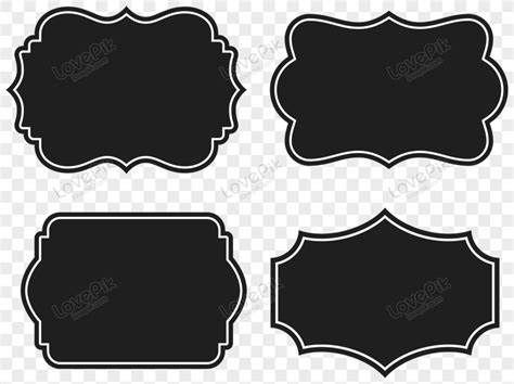 Vector Label Shape With White Line, Shapes, Vector Line, Labels Shape ...