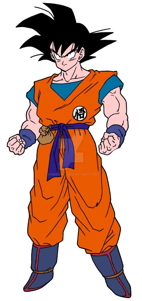 Colored Goku by yamiryuk on DeviantArt