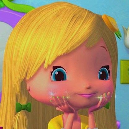 Lemon meringue strawberry shortcake aesthetic alt pfp icon avi blonde girl cartoon | Fresita ...