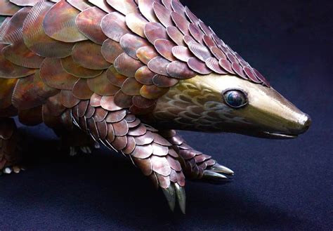 Metal Sculpture: Pangolin