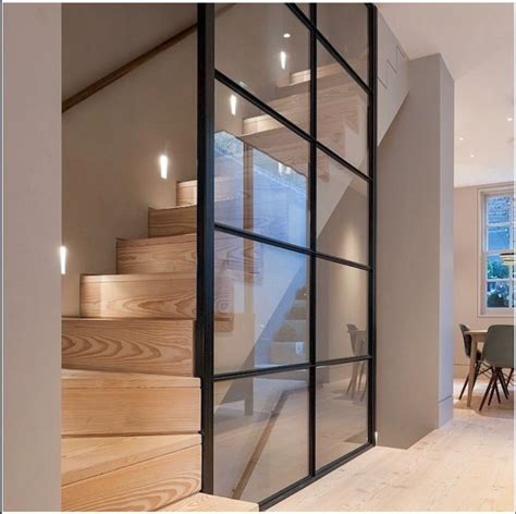 We can't help but admire this glass panel wall. What could be another solid wall or typical s ...