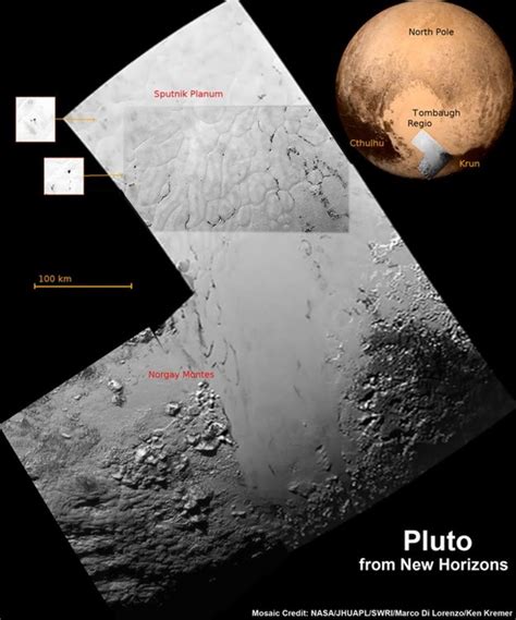 New Horizons probe zooms into Pluto's plains - BBC News