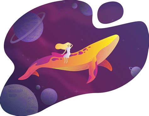 Space Whale on Behance | Space whale, Whale, Mobile creative