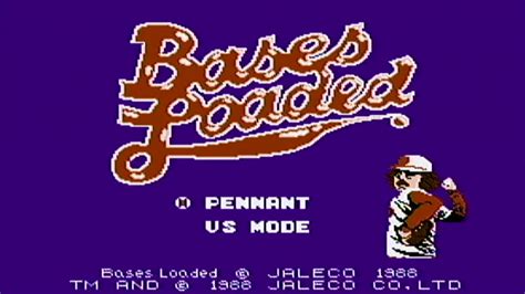 Bases Loaded - NES Gameplay - YouTube