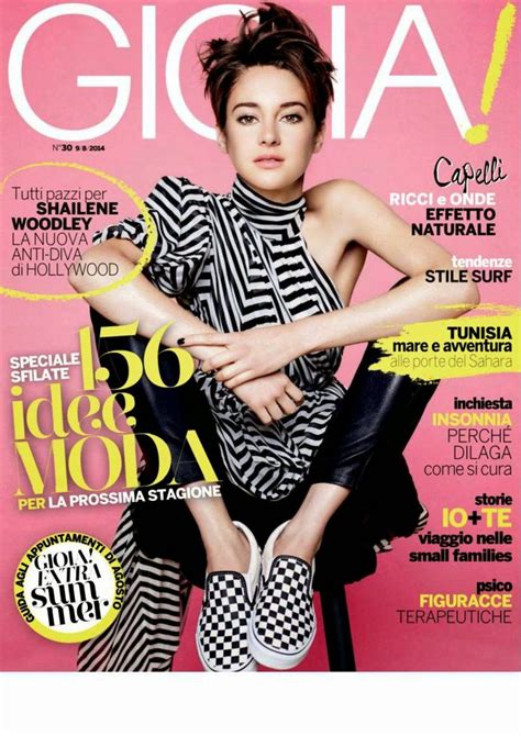 Shailene Woodley - Gioia Magazine, Italy, August 2014 - Desifunblog