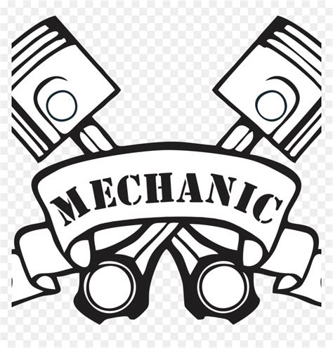 Mechanic Clip Art Black And White, HD Png Download - vhv