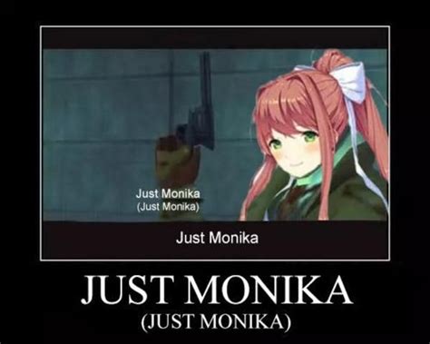 Just Monika (Just Monika) | Doki Doki Literature Club | Literature club ...