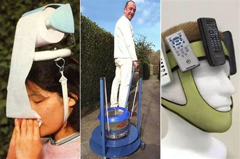 Are these the wackiest inventions ever? From shoe umbrellas and the Butter Stick to phone ...