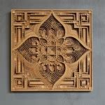 Mesmerizing Laser-Cut Wood Wall Art Feature Layers of Intricate Patterns