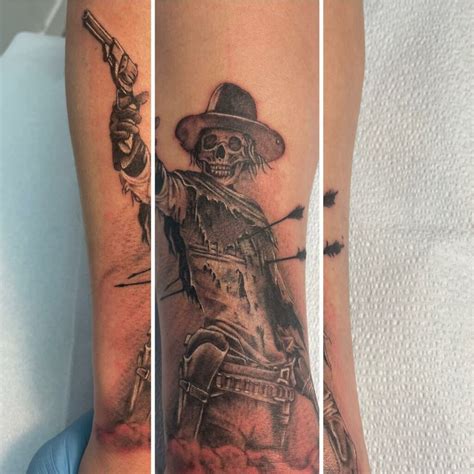 Share more than 65 cowboy skeleton tattoo super hot - in.cdgdbentre