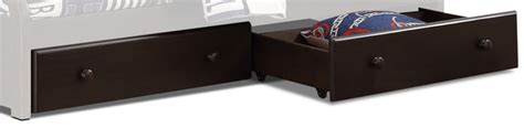 Starship Bunk Bed Pair of Drawers - Grey Espresso | Leon's