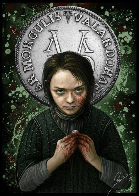 Valar Morghulis by Alberto Costa Gómez. #ASOIAF #GoT #Arya #HouseStark ...