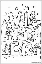 Winter Season  Image 1 Coloring Pages sketch template
