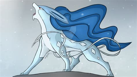 Shiny Suicune by LonelySkyy on DeviantArt