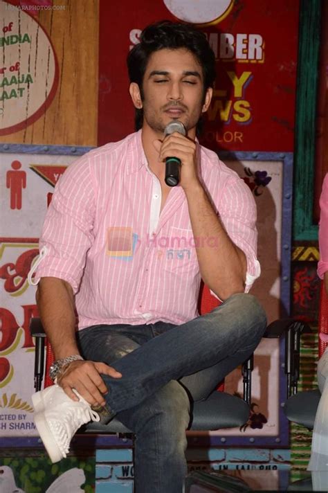 Sushant Singh Rajput at the Song Launch Gulabi from the film Shuddh ...