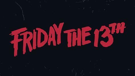 Friday the 13th Font | Hyperpix | Friday the 13th, Happy friday the 13th, Horror movie icons