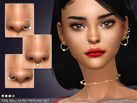 Sims 4 Maxis Match Nose Ring Piercing CC (All Free) – FandomSpot