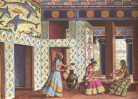 minoan women - Google Search | Minoan art, Minoan