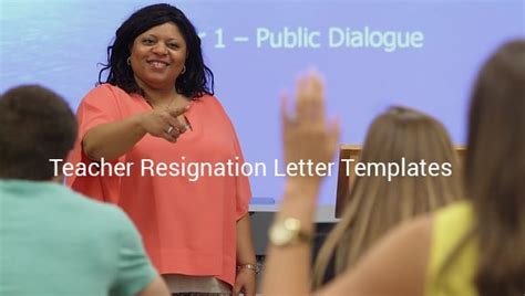 14+ Teacher Resignation Letter Templates - PDF, DOC
