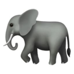 Elephant Emoji (U+1F418)