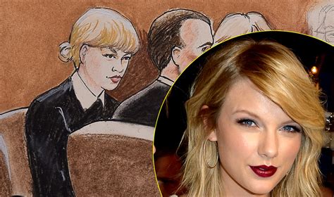 Taylor Swift Pictured in Courtroom Sketches from Trial in Denver ...