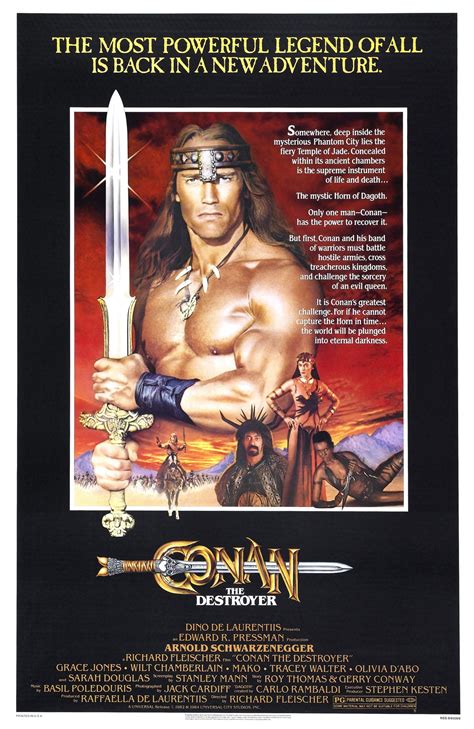 Conan the Destroyer 1984 Movie Poster Print in Different Sizes | Etsy