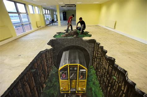 Café, sonhos e pensamentos: Pinturas Urbanas 3D