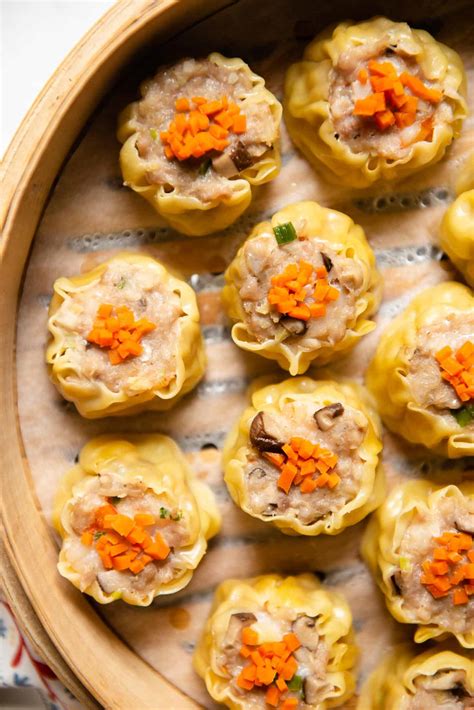 Kantonese Shumai (Siu Mai, 燒賣) | gezonde hapjes | Precision