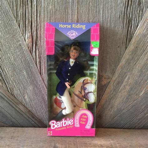 Horse Riding Barbie Brunette Poseable Body Barbie Riding Club | Etsy | Barbie, Horse riding ...