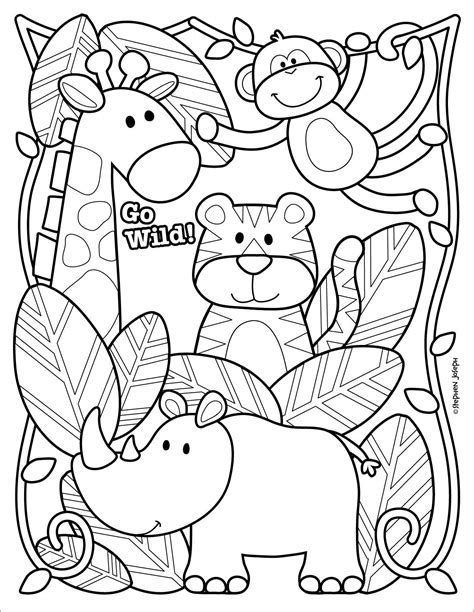 Zoo Coloring Pages - ColoringBay