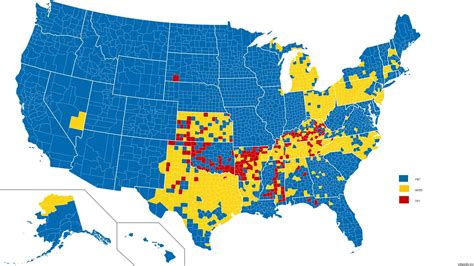 Dry counties (alcohol control) in the U.S. - Vivid Maps