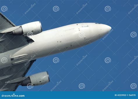 Departing aircraft stock photo. Image of plane, passenger - 4223952