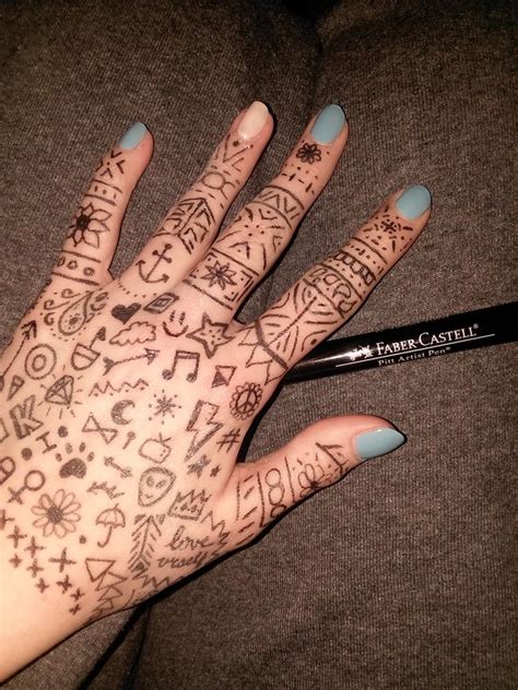Cool Doodles To Draw On Your Hand