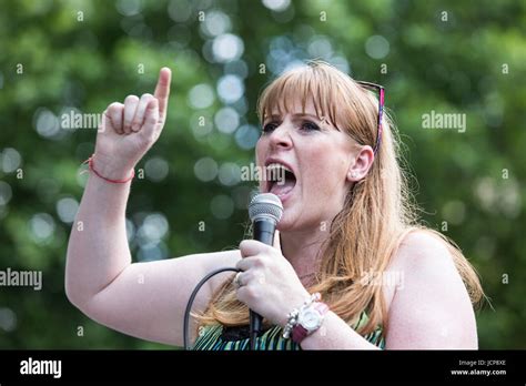 London, UK. 17 June 2017. Labour MP Angela Rayner. Londoners protest Stock Photo, Royalty Free ...