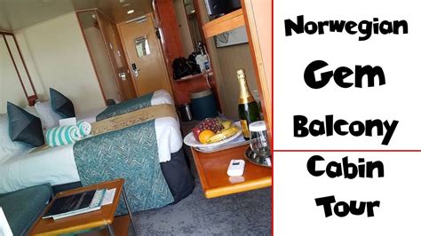 Norwegian Gem BALCONY Detailed Cabin Tour ~ NYC Manhattan Cruise Port - YouTube