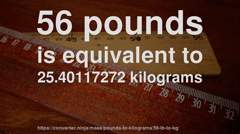 56 lb to kg - How much is 56 pounds in kilograms? [CONVERT]