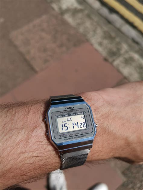 [Casio A700] My first ever watch. Clear, light and feature packed for a teacher. Very happy ...