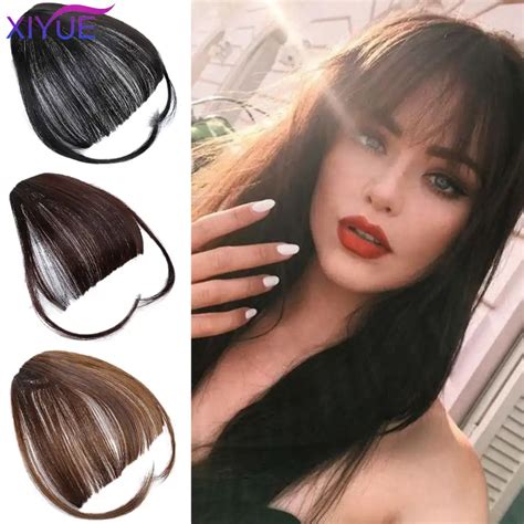 36 Best Photos Clip On Bangs Black Hair / Amazon Com Clip In Bangs Hair Extensions Front Bangs ...