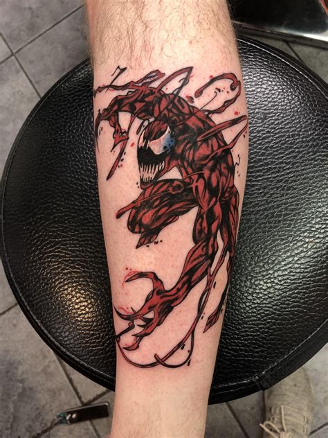 Carnage by Arron Spence at Tattoo World Barking UK | Venom tattoo ...