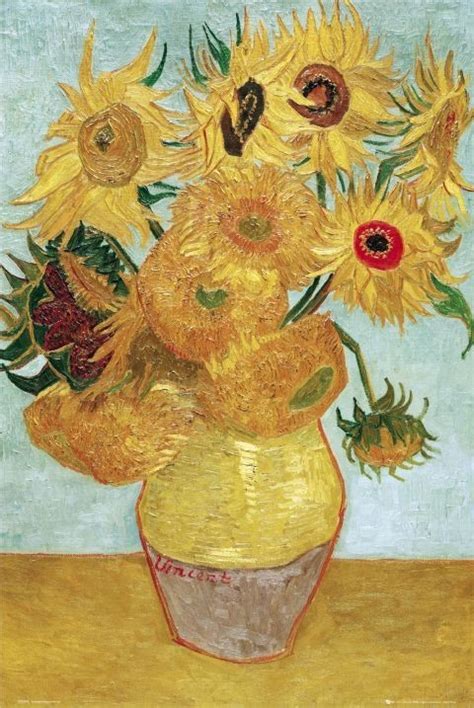 Poster Vincent van Gogh - sunflowers | Wall Art, Gifts & Merchandise ...